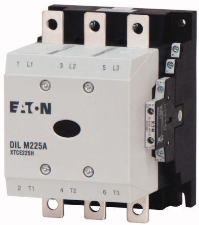 Eaton DILM Contactor, 24 V Coil, 3 Pole, 150 kW