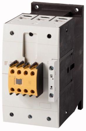 Eaton DILM Contactor, 110 V Coil, 3 Pole, 63 kW