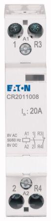 Eaton DILM Installation Contactor, 8 V ac/dc Coil, 1N/O+1N/C