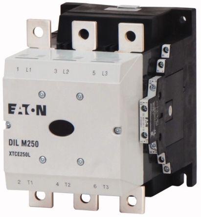 Eaton DILM Contactor, 220 V ac, 230 V ac Coil, 3 Pole, 90 kW