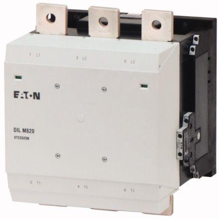 Eaton DILM Contactor, 110 V Coil, 3 Pole, 750 kW