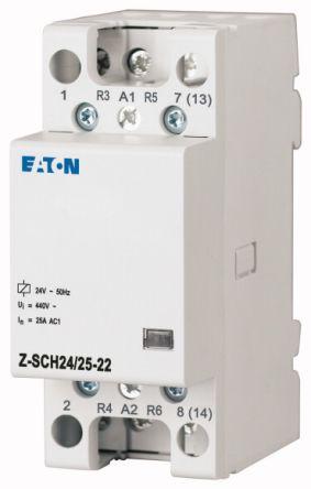 Eaton DILM Installation Contactor, 24 V dc Coil, 2N/O+2N/C