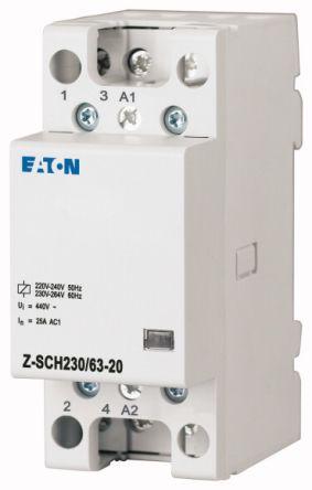 Eaton DILM Installation Contactor, 230 V ac Coil, 2N/O