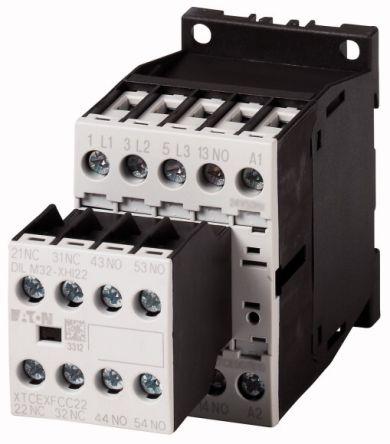 Eaton DILM Contactor, 230 V Coil, 3 Pole, 3.5 kW