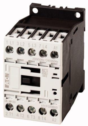 Eaton DILM Contactor, 24 V Coil, 4 Pole, 6.5 kW