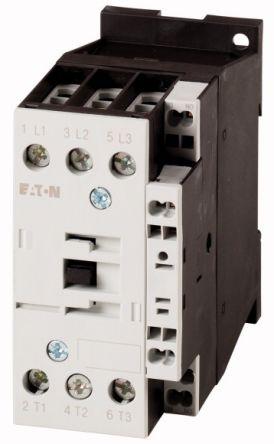 Eaton DILM Contactor, 24 V Coil, 3 Pole, 11 kW, 1N/O