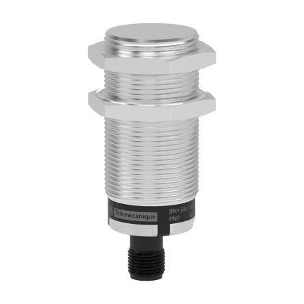 Schneider Electric Capacitive Barrel-Style Capacitive sensor, M30, 10 mm Detection, PNP Output