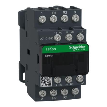 Schneider Electric TeSys D LC1D Contactor, 4 Pole, 25 A, 1 NO + 1 NC