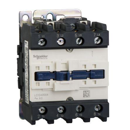 TeSys D LC1D Contactor, 3 Pole, 60 A, 1 NO + 1 NC