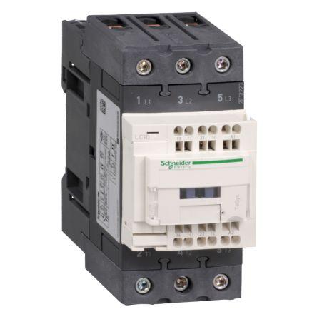 TeSys D LC1D Contactor, 3 Pole, 40 A, 1 NO + 1 NC