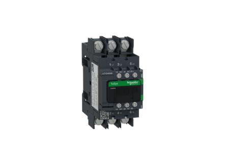 TeSys D LC1D Contactor, 3 Pole, 40 A, 1 NO + 1 NC