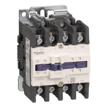 TeSys D LC1D Contactor, 24 V Coil, 4 Pole, 25 A, 1 NO + 1 NC