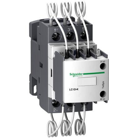 TeSys D LC1D Contactor, 3 Pole, 1 NO + 1 NC