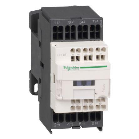 TeSys D LC1D Contactor, 4 Pole, 20 A, 1 NO + 1 NC