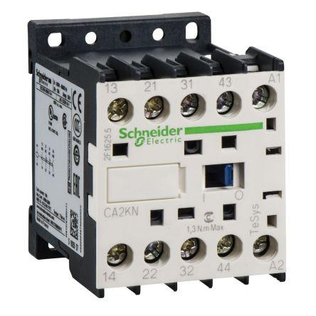 TeSys K LC1K Contactor, 48 V Coil, 2 Pole, 12 A, 1 NO + 1 NC