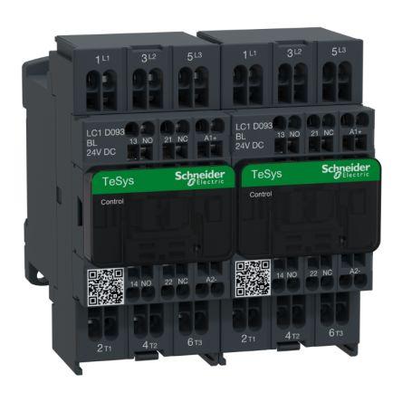 TeSys D LC2D Reversing Contactor, 3 Pole, 9 A, 1 NO + 1 NC