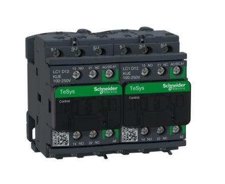 TeSys D LC2D Reversing Contactor, 250 V Coil, 3 Pole, 12 A, 1 NO + 1 NC