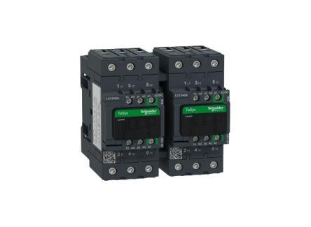 TeSys D LC2D Reversing Contactor, 3 Pole, 40 A, 1 NO + 1 NC