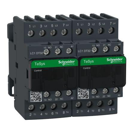 TeSys D LC2D Reversing Contactor, 4 Pole, 32 A, 1 NO + 1 NC