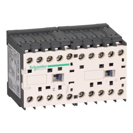 TeSys K LC2K Reversing Contactor, 3 Pole, 6 A, 1 NO + 1 NC