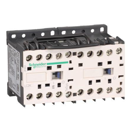 TeSys K LC2K Reversing Contactor, 120 V Coil, 3 Pole, 12 A, 1 NO + 1 NC