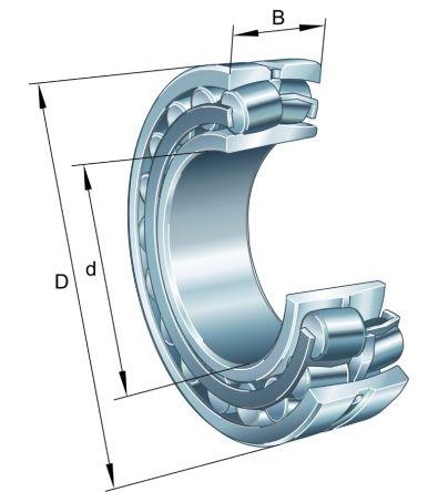 FAG 22217-E1-XL-K 85mm I.D Spherical Roller Bearing, 150mm O.D