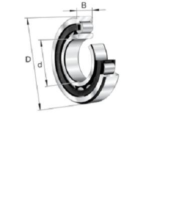 FAG NU2211-E-XL-TVP2 55mm I.D Cylindrical Roller Bearing, 100mm O.D