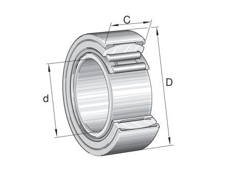 INA PNA20/42-XL 20mm I.D Needle Roller Bearing, 42mm O.D