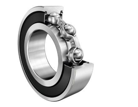 FAG 62207-A-2RSR Single Row Deep Groove Ball Bearing- Both Sides Sealed 35mm I.D, 72mm O.D