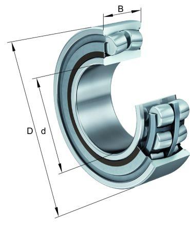 FAG WS22205-E1-XL-2RSR 25mm I.D Spherical Roller Bearing, 52mm O.D