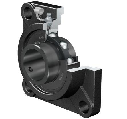 4 Hole Flange Bearing Unit, UCF209-J7, 45mm ID