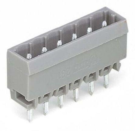 Wago 231 Series Series Straight PCB Header, 8 Contact(s), 5mm Pitch, 1 Row(s)