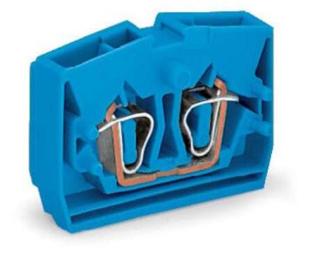 WAGO 264 Series Terminal Block, 2-Way, 24A, 28 - 12 AWG Wire, Cage Clamp Termination