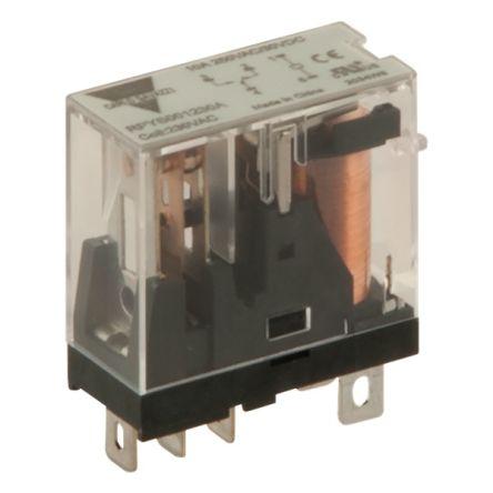 RELAY 10A 250VAC/28VDC, 12VDC COIL, DPDT