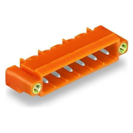 WAGO 231 Series Straight PCB Mount PCB Header, 3 Contact(s), 5.08mm Pitch, 1 Row(s), Shrouded