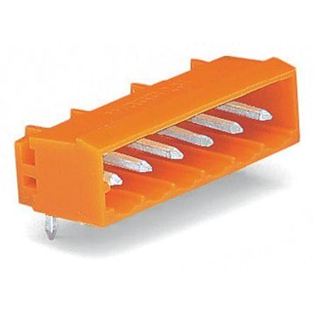 WAGO 231 Series Right Angle PCB Mount PCB Header, 12 Contact(s), 5.08mm Pitch, 1 Row(s), Shrouded
