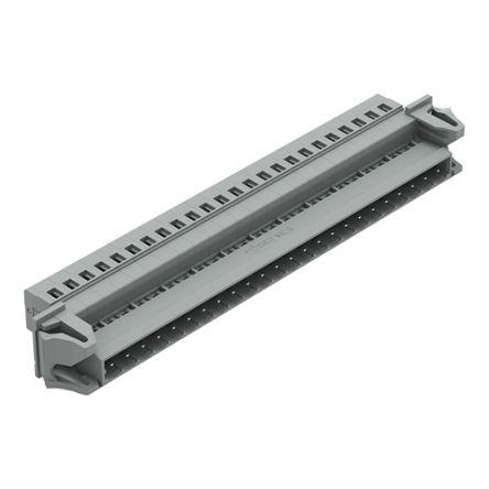 WAGO 231-624 Series Pluggable Connector, 24-Pole, Male, 24-Way, Snap-In, 15A
