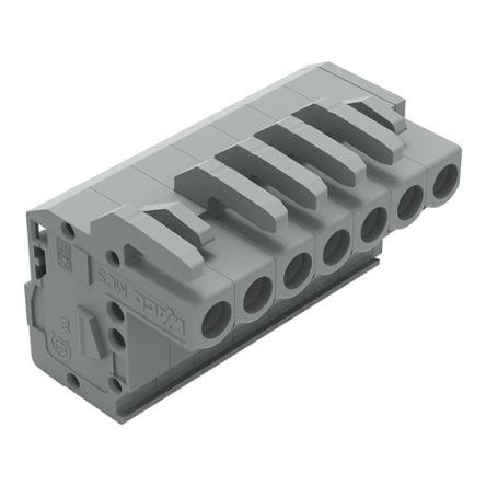 WAGO 231 Series Connector, 12-Pole, Female, 12-Way, Snap-In, 16A