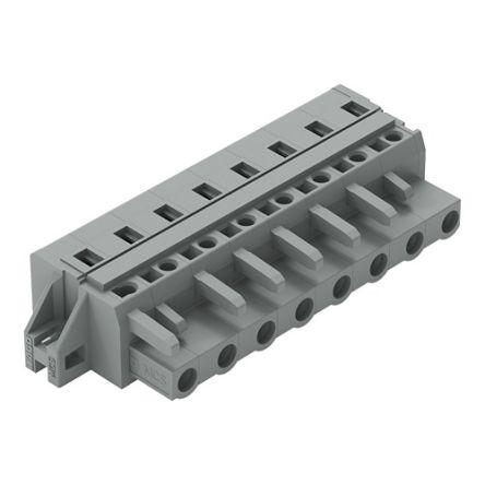 WAGO 231 Series Connector, 6-Pole, Female, 6-Way, Cable Mount, 15A