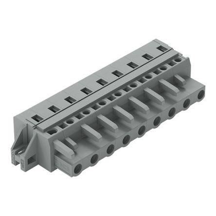 WAGO 231 Series Connector, 9-Pole, Female, 9-Way, Cable Mount, 15A