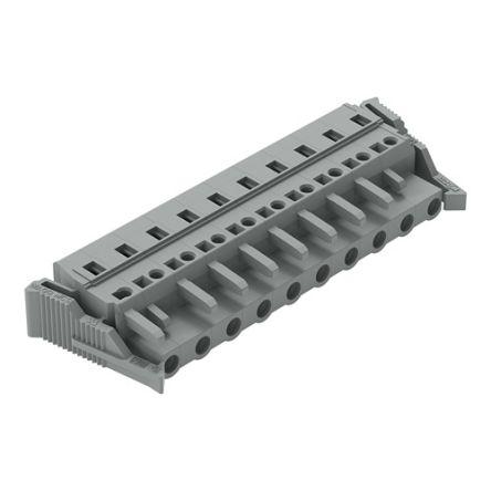 WAGO 231 Series Connector, 10-Pole, Female, 10-Way, Cable Mount, 15A