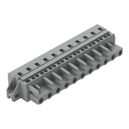 WAGO 231 Series Connector, 11-Pole, Female, 11-Way, Cable Mount, 15A