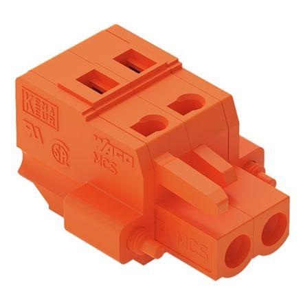 WAGO 231 Series Pluggable Connector, 2-Pole, Female, 2-Way, Screw Mount, 16A