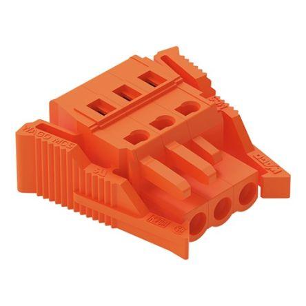 WAGO 231 Series Connector, 3-Pole, Female, 3-Way, Snap-In, 16A