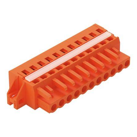 WAGO 231 Series Connector, 11-Pole, Female, 11-Way, Snap-In, 16A