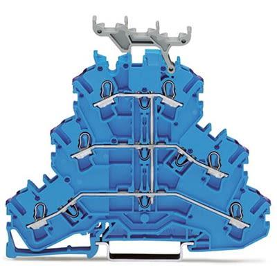 WAGO2002-3239 TOPJOB S Series Multi Level Terminal Block, 2.5mm², 3-Level, Push In Termination, ATEX, CSA, IECEx