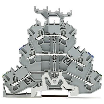 WAGO2002-3247 TOPJOB S Series Multi Level Terminal Block, 2.5mm², 3-Level, Push In Termination, ATEX, CSA, IECEx