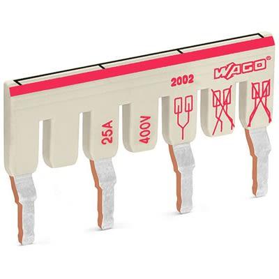 WAGO TOPJOB S Series Staggered Jumper for Use with DIN Rail Terminal Block, 25A