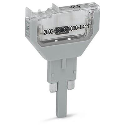 WAGO TOPJOB S Series Component Plug for Use with DIN Rail Terminal Block, 500mA