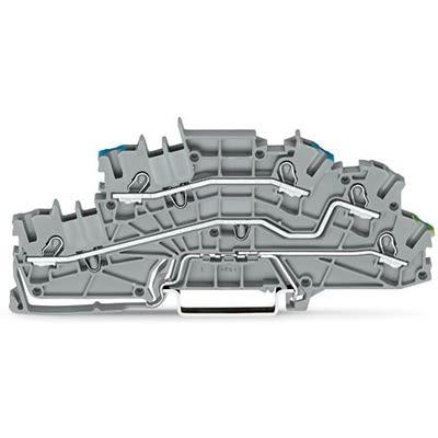 WAGO2003-6646 TOPJOB S Series Multi Level Terminal Block, 2.5mm², 3-Level, Push In Termination